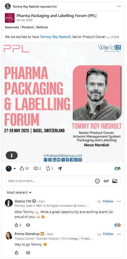 Tommy Roy Rosholt, Novo Nordisk
